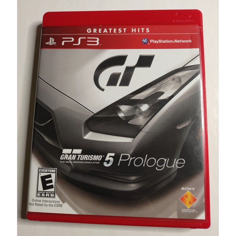 Gran Turismo 5 Prologue Greatest Hits PS3 Disc + Case + Manual